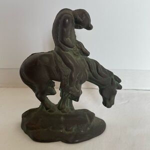 Sculpture of End of the Trail